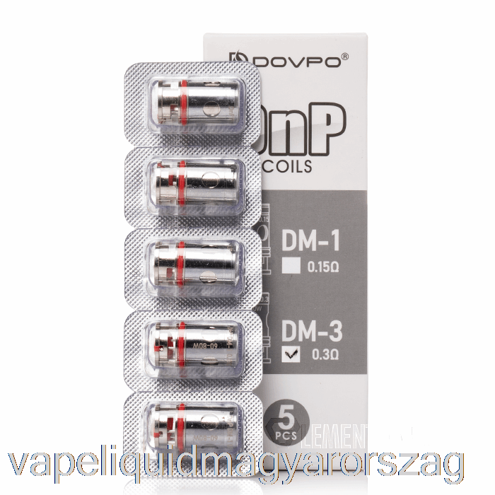 Dovpo Dnp Cseretekercsek 0,3 Ohm Dnp Dm-3 Tekercsek Vape Toll